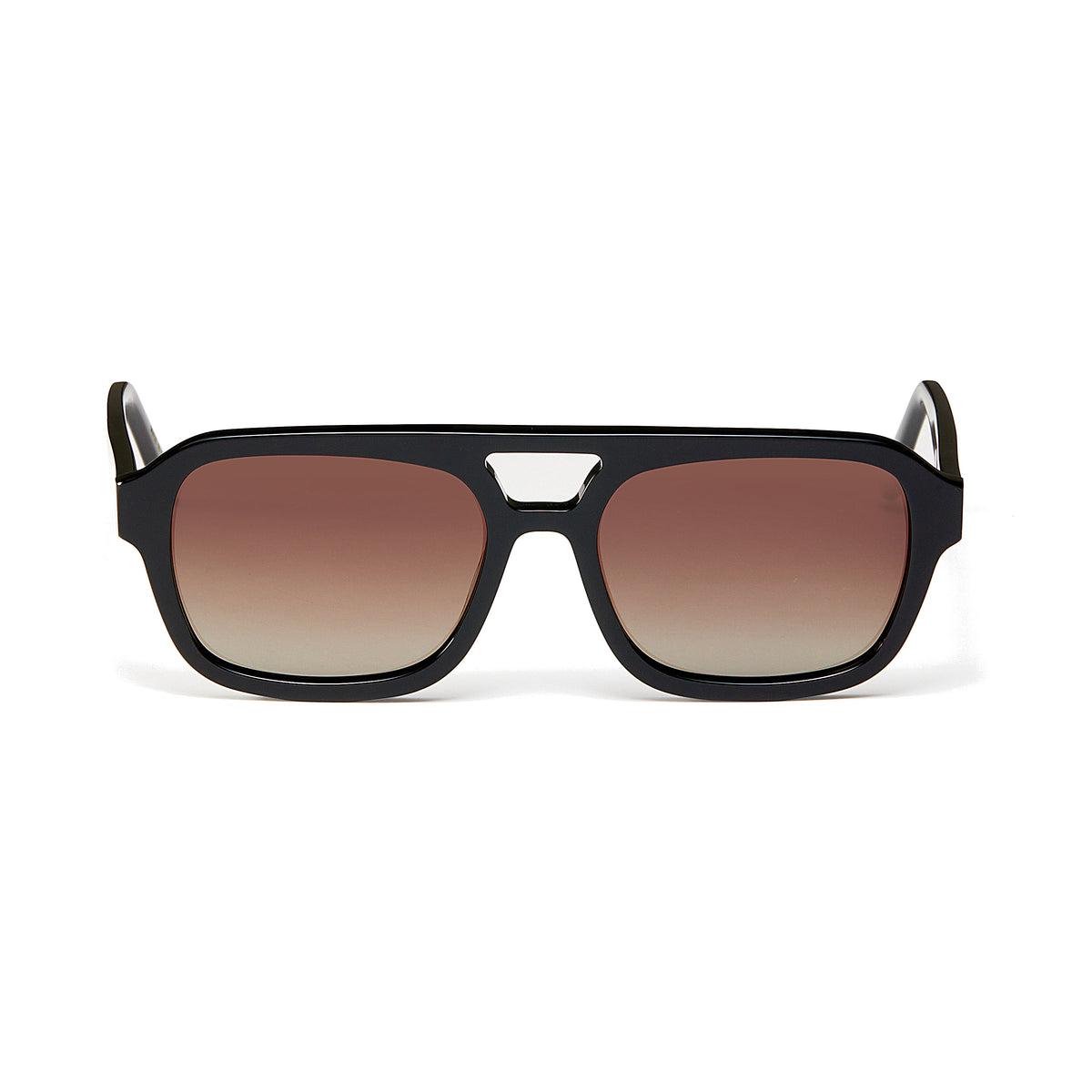 Eleventh Hour 11.2 Medium Aviator - Gold Tort Brown Framed Aviator - Gold, Wood Grain Acetate, Golden Lens - PRE  main image 3